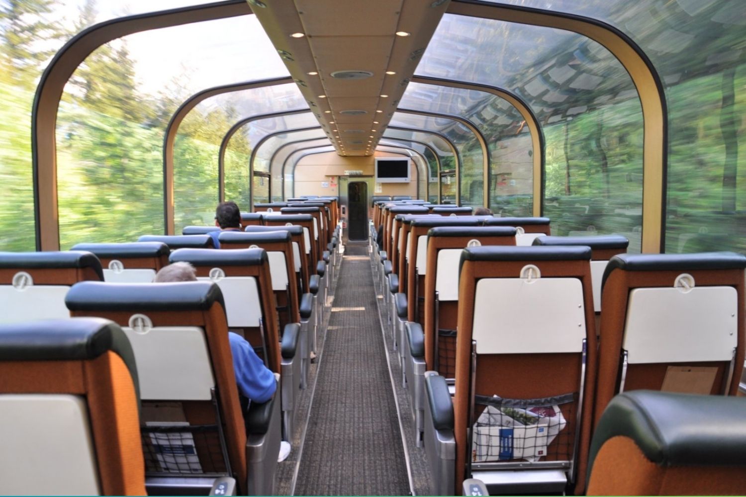 Canadá, Via Rail, vagón panorámico