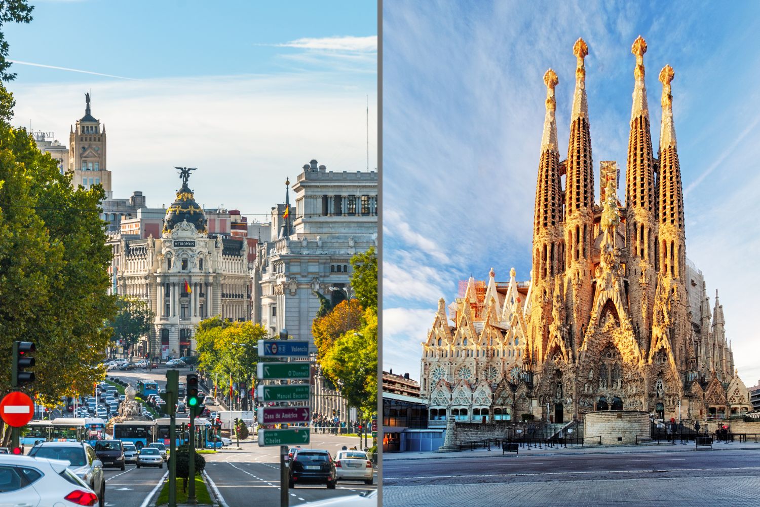 Madrid y Barcelona