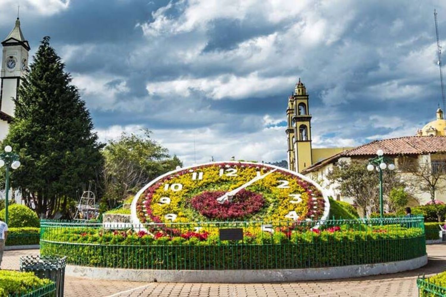Zacatlán Puebla Reloj Floral