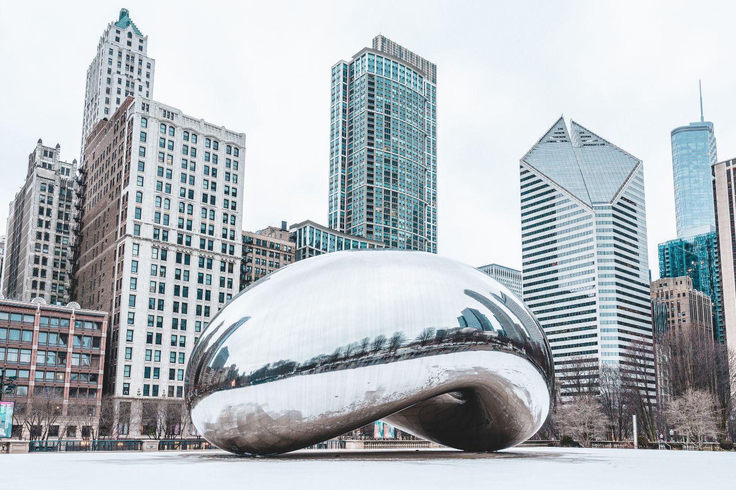 The Cloud Gate in Chicago