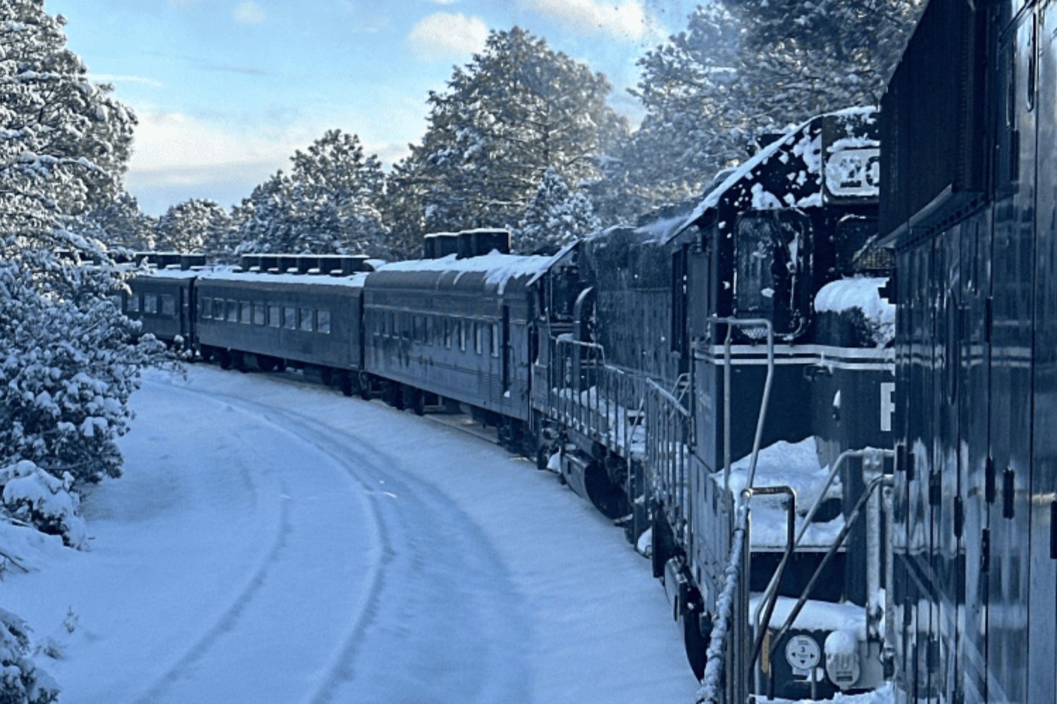 Tren Chepe Express en invierno Tren Chepe Express en invierno
