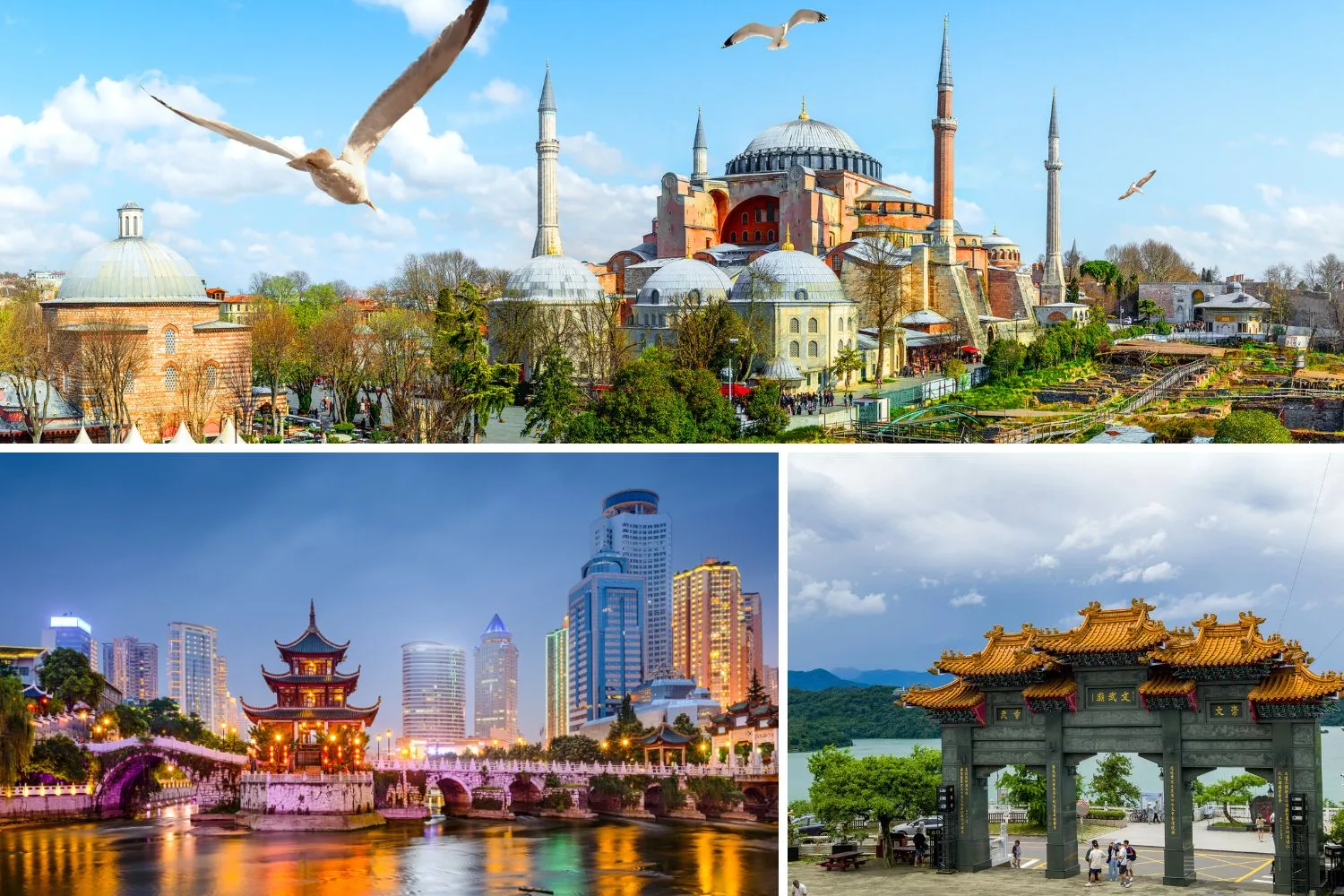 Turquía, China, Taiwan