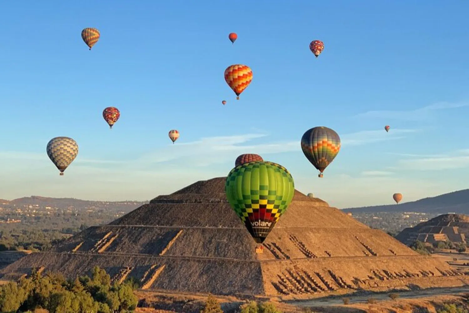Vuelo en Globo en Teotihuacán, Estado de México